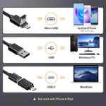 Teslong NTG200H 0.2 inç Namlu Delik Dürbünü - USB Tufek Boroskop-Focus