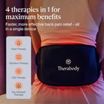 Therabody ThermBack Hızlı Etkili Bel Ağrısı Giderimi için Isı, Uzak Kızılötesi, Titreşim ve LED Işık Terapileri