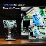 TOMLOV DM201 Max HDMI Dijital Mikroskop - 25MP