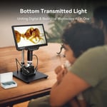 TOMLOV DM202 Max Dijital Mikroskop 1500x, Işıklarla Birlikte, 25MP