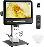 TOMLOV DM401 Pro 2K Dijital Mikroskop 1200x, 7 Inc 24MP HDMI IPS