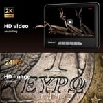 TOMLOV DM402 Pro 2K Dijital Mikroskop 1200x, 10.1 Inc 24MP