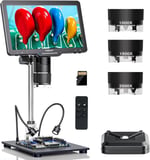 TOMLOV TriL110 10.1 Inc -  3 Lens 2K HDMI Dijital Mikroskop 2500X