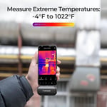 TOPDON TC001 Android için Termal Kamera, 256 x 192 IR Yüksek Çözünürlük - Gri