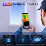 TOPDON TC001 Android için Termal Kamera, 256 x 192 IR Yüksek Çözünürlük - Mavi