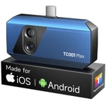 TOPDON TC001 Max Çift Lensli USB-C Termal Kamera Mavi