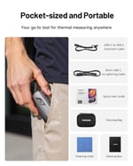 TOPDON TC002C USB-C iPhone ve iPad Termal Kamera 256×192