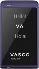 Vasco Translator Q1 - AI Ses Klonlama Dil Çeviri Cihazı - 113 Dil Ücretsiz Süresiz İnternet - Mor