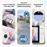 VTech Akıllı WiFi Bebek Monitörü, 2K CMOS Sensörlü 5.5 Inc - 2 Kamera