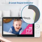 VTech Akıllı WiFi Bebek Monitörü, 2K CMOS Sensörlü 5.5 Inc - 2 Kamera