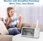 VTech V-Care 1080p FHD Beşik Üstü WiFi Akıllı Bebek Monitörü