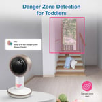 VTech V-Care 1080p FHD Beşik Üstü WiFi Akıllı Bebek Monitörü