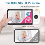VTech VM919-2HD 2 Kameralı Video Monitörü, 15 Saat Video Akışı, 7 Inc