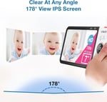 VTech VM919-2HD 2 Kameralı Video Monitörü, 15 Saat Video Akışı, 7 Inc