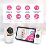 VTech VM919-2HD 2 Kameralı Video Monitörü, 15 Saat Video Akışı, 7 Inc