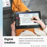 Wacom One HD Yaratıcı Kalem Ekranı, Ekranlı Çizim Tableti, 13.3 Inc
