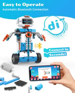 WhalesBot 8+ Yaş  E7 Pro Kodlama Robotu Kodlama Destek Kontrol Cihazı