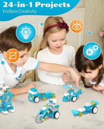 WhalesBot B3 Pro Kodlama Robotu 4+ Yaş Çocuklar İçin 24'ü 1 Arada Robotik Kit