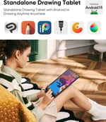 XP-Pen 12.2 Inc Bağımsız Çizim Tableti, Bilgisayar Gerektirmez X3 Pro İnce Kalem