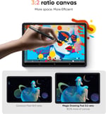 XP-Pen 12.2 Inc Bağımsız Çizim Tableti, Bilgisayar Gerektirmez X3 Pro İnce Kalem