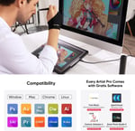 XPPen Artist 13.3 Pro Ekranlı Çizim Tableti, 16K, Tamamen Lamine Edilmiş