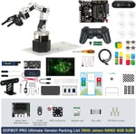 Yahboom 6DOF Programlanabilir Robotik Kol Kiti, 3D Uyarlanabilir Kavrama - Ultimate-Nano 4GB