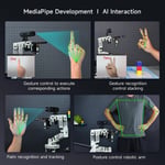 Yahboom 6DOF Programlanabilir Robotik Kol Kiti, 3D Uyarlanabilir Kavrama Özelliği - (Standart - Nano 4GB Yok)