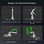 Yahboom ROS2 Robot Araba Ackerman Direksiyon Şasisi (Nano-4GB ile Üstün Sürüm)