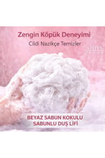 KITTYS 4LÜ SET SABUNLU DUŞ LİFİ SETİ (Beyaz Sabun Kokulu Duş Lifi)