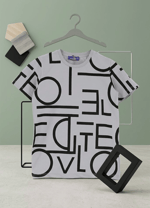 Harf Baskılı Erkek T-shirt