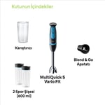 Braun Multiquick 5 MQ5252BK STGO2 El Blender Seti