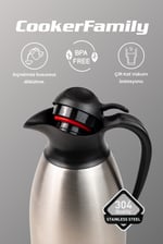 Cooker CKR2006 2 Litre Çelik Termos