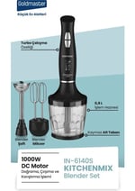 Goldmaster IN-6140 Kitchenmix Blender Seti 