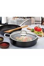Zest Gusto Granit Basık Tencere 26 Cm