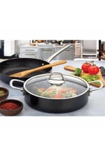 Zest Gusto Granit Basık Tencere 26 Cm