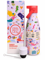 Coll Bottles 350 ML Paslanmaz Çelik Pipetli Termos Suluk Sweet Mermaids