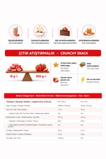Dondurularak Kurutulmuş Çilek