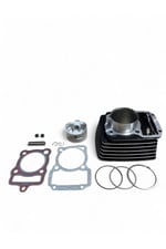 150 cc SİLİNDİR KOMPLE 13 PERNO [62,0 mm] [YÜK:69 mm] CG - KUBA ÇİTA SİYAH