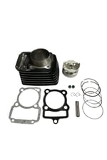 200 cc SİLİNDİR KOMPLE 13 PERNO [65,5 mm] [YÜK:69 mm] CG - KUBA ÇİTA SİYAH