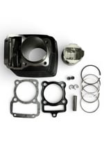 200 cc SİLİNDİR KOMPLE 13 PERNO [65,5 mm] [YÜK:69 mm] CG - KUBA ÇİTA SİYAH