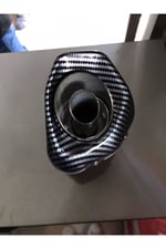 Akrapoviç Motosiklet Egzoz Siyah Karbon Renk