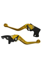 BAJAJ PULSAR NS 200 AYARLANABİLİR SPOR MANET TAKIMI GOLD DEBRİYAJ KOLU + ÖN FREN KOLU