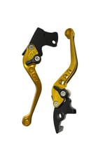 BAJAJ PULSAR NS 200 AYARLANABİLİR SPOR MANET TAKIMI GOLD DEBRİYAJ KOLU + ÖN FREN KOLU