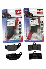 BAK ORGANİK ÖN BALATA + ARKA BALATA TAKIMI CF MOTO SR 250 / NK 250 / CL-X 250 [ 5 Bin Km + ]
