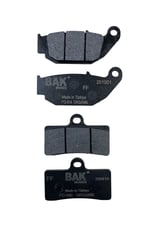 BAK ORGANİK ÖN BALATA + ARKA BALATA TAKIMI CF MOTO SR 250 / NK 250 / CL-X 250 [ 5 Bin Km + ]