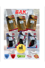 BAK ORGANİK ÖN BALATA TAKIMI RKS VRS 125 / FRECCİA 125 - 150 / RKS AROME ( ARKA )