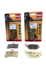 BAK SEMİ SİNTERLİ ÖN BALATA + ARKA BALATA TAKIMI CF MOTO SR 250 / NK 250 / CL-X 250 [ 10 Bin Km + ]
