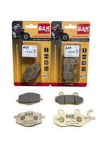 BAK SEMİ SİNTERLİ ÖN BALATA + ARKA BALATA TAKIMI RKS VRS 125 / FRECCİA 125 - 150 [ 10 Bin Km +]