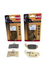 BAK SEMİ SİNTERLİ ÖN BALATA + ARKA BALATA TAKIMI CF MOTO SR 250 / NK 250 / CL-X 250 [ 10 Bin Km + ]