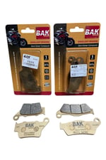 BAK SEMİ SİNTERLİ ÖN BALATA + ARKA BALATA TAKIMI PULSAR NS 200 RS 200 [ 10 Bin Km + ]